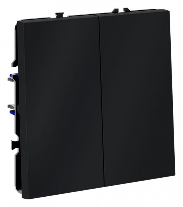 Выключатель двухклавишный без рамки Voltum S70 VLS020607