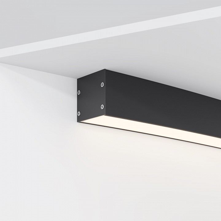 Профиль накладной Maytoni Led Strip Радиусный профиль ALM-3535R-B-D-45°-3M