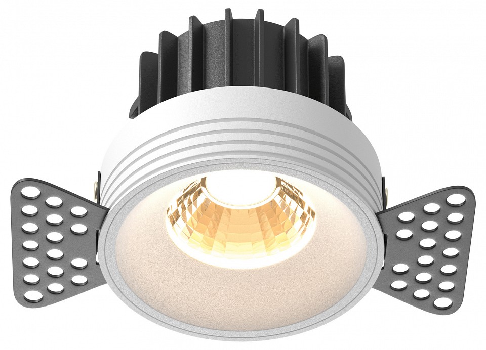 Встраиваемый светильник Maytoni Technical Раунд DL058-12W2.7K-TRS-W