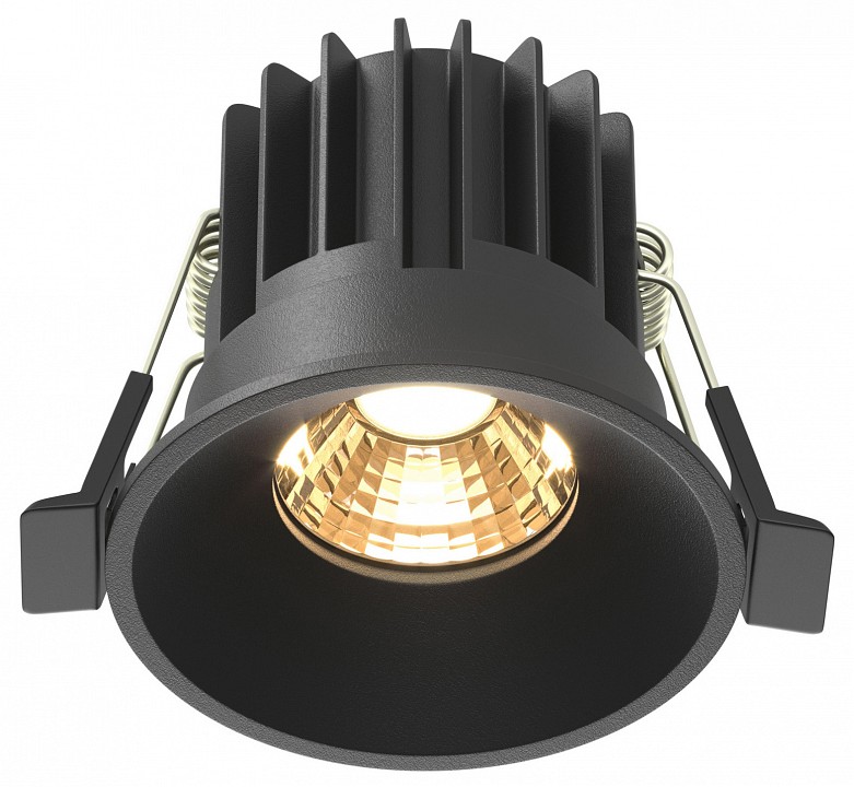 Встраиваемый светильник Maytoni Technical Раунд DL058-7W2.7K-B