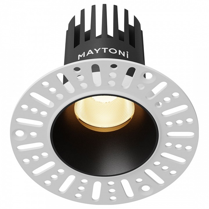 Встраиваемый светильник Maytoni Technical Омут DL119-10W-2.7K-TRS-B