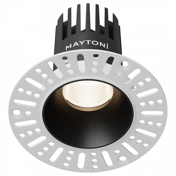 Встраиваемый светильник Maytoni Technical Омут DL119-10W-4K-TRS-B