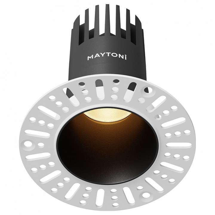 Встраиваемый светильник Maytoni Technical Омут DL120-10W-2.7K-TRS-B