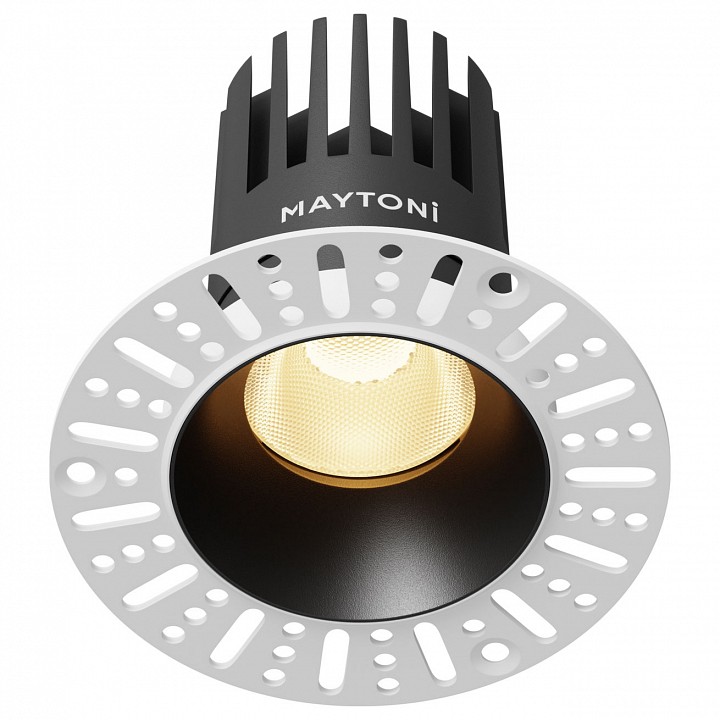 Встраиваемый светильник Maytoni Technical Омут DL121-15W-2.7K-TRS-B